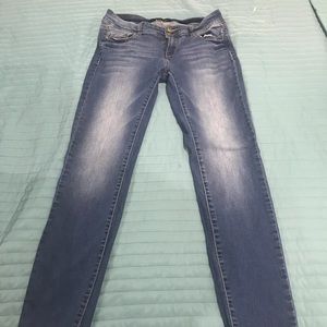 Black washed jeans